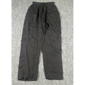 FLAX Brand Women's Black Linen Pants Size Small 4-6 Pull On Elastic Waist